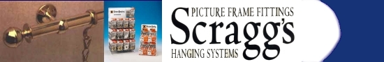 Picture frame fittings, hanging systems